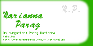 marianna parag business card